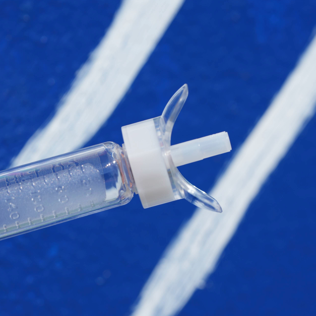 Steady Shot small size attached to a 4mm insulin pen needle for precise diabetes injections. Ideal for improving injection site rotation, reducing the risk of lipohypertrophy, and making insulin injections easier for diabetics.